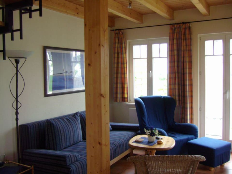 Wohnzimmer mit Schlafsofa Ferienresort Seepferdchen