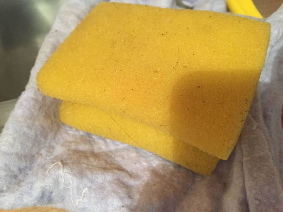 Schwamm und Lappen bei Ankunft Natur Residenz Blaslahof