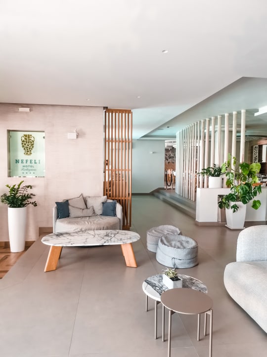 Lobby Nefeli Hotel Rethymno