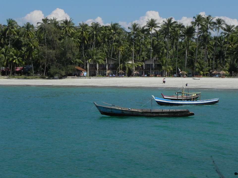 Blick von der insel Pleasant View Resort