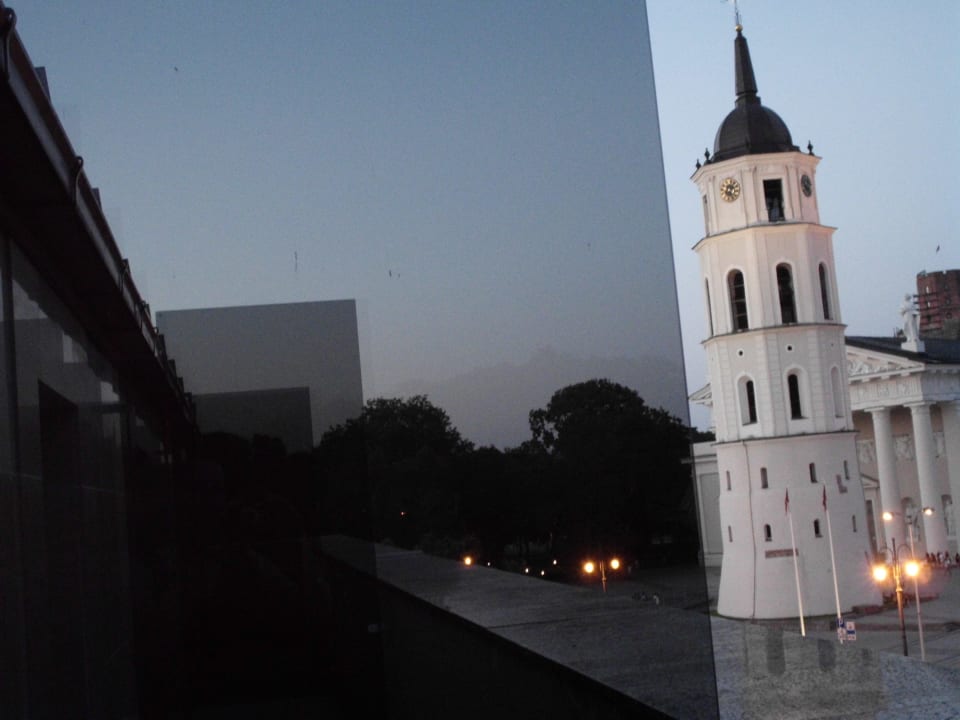 Ausblick vom Balkon  Hotel Amberton