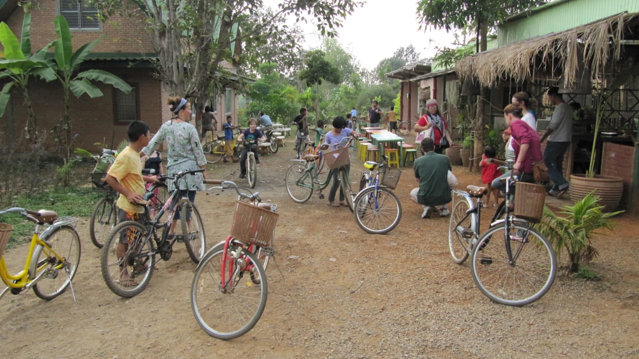 Aufbruch zu den Hot Springs Joy's House, Guesthouse Chiang Mai