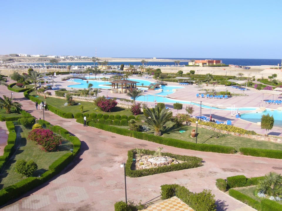 Gepflegter Poolbereich Malikia Resort Abu Dabbab