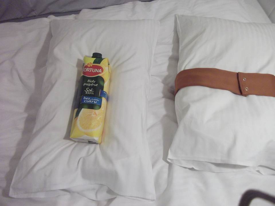 Mikroskopijne poduszki... Holiday Inn Bydgoszcz