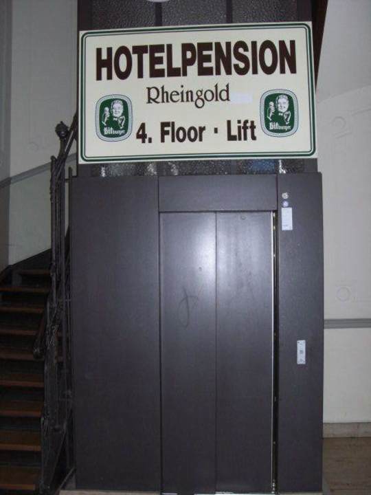 Fahrstuhl Hotel Pension Rheingold
