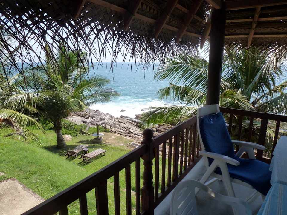 Blick vom Pavillon Villa Lucky Star