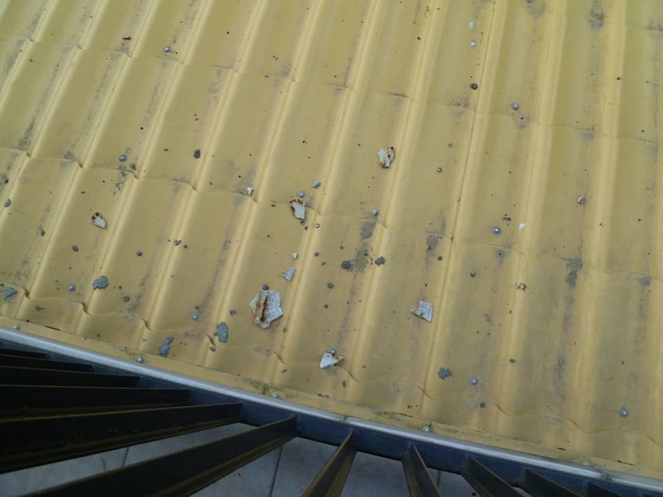 Abgefallene Putzbrocken Relax Inn Health & Spa