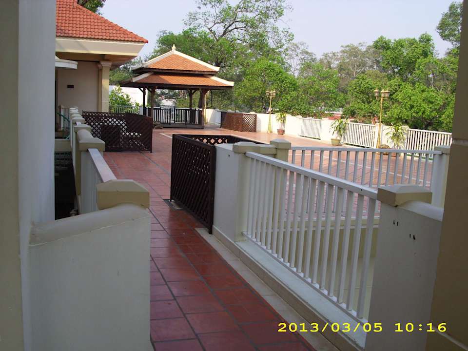 Terrasse in der 4. Etage Hotel Casa Angkor