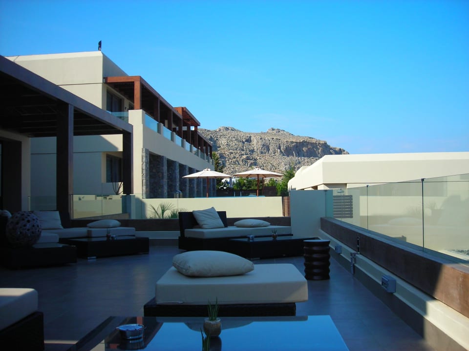 Aussicht von Bar Richtung Berge Aquagrand Artistic Luxury Beach Resort - Adults only