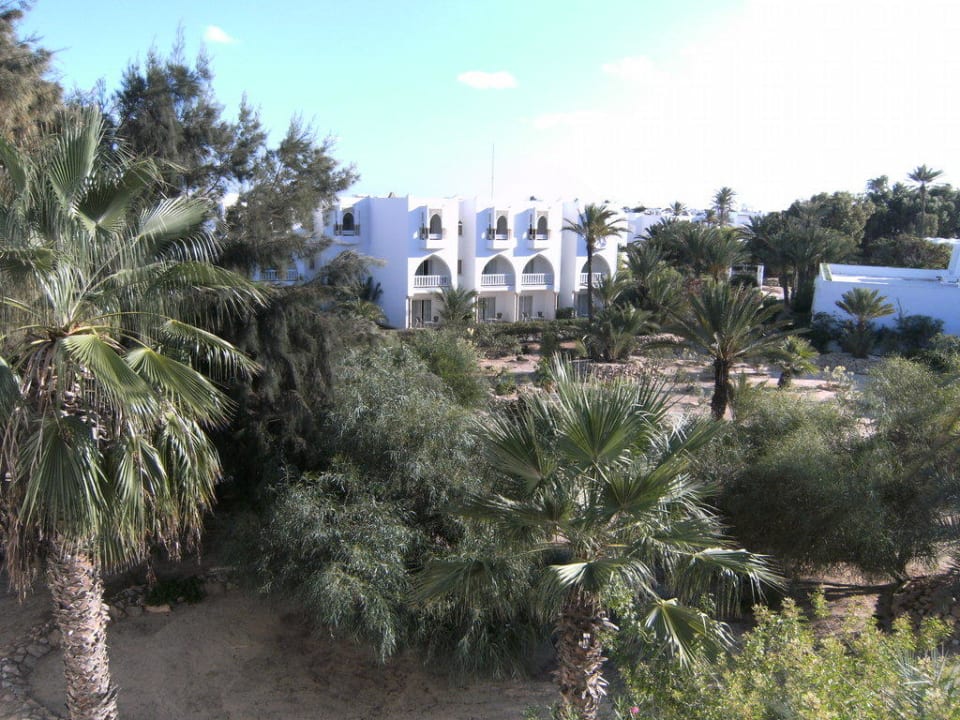 Ausblick von unsrem Zimmer Club Marmara Palm Beach Djerba