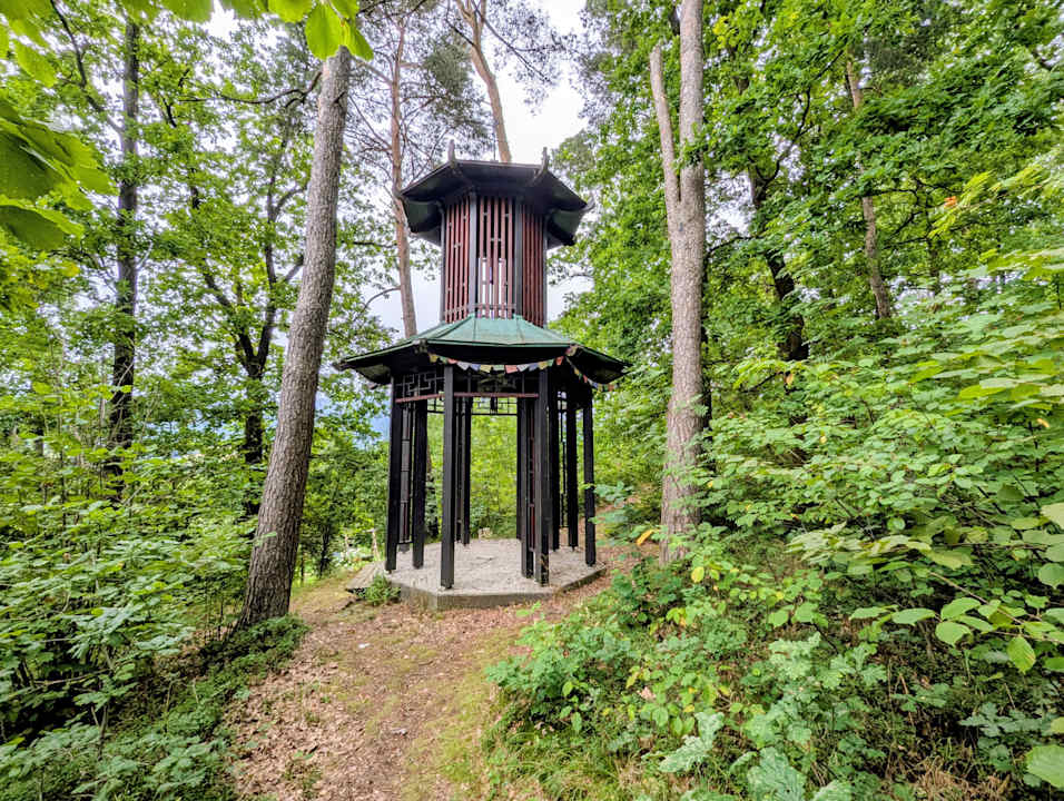 Gartenanlage Spirit & SPA Hotel Birkenhof am Elfenhain