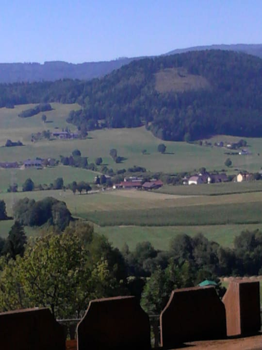 Blick vom Balkon Hotel Reitingblick