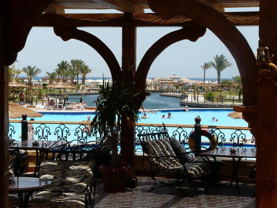 View from island bar Pickalbatros Dana Beach Resort - Hurghada