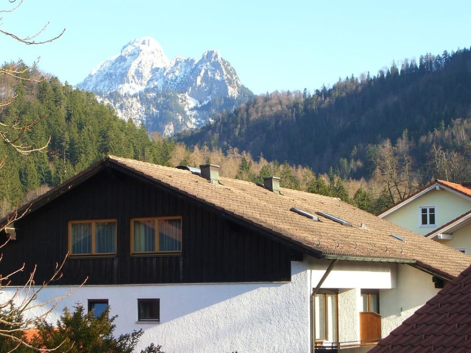 Blick zum Säuling Hotel Kur- und Vitalhotel Wiedemann