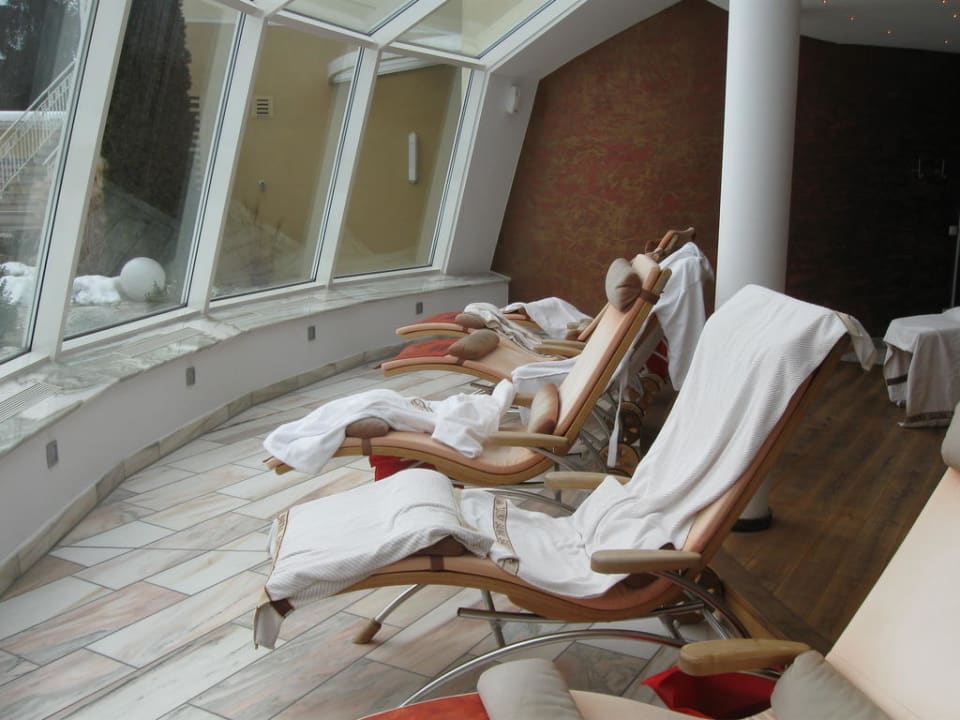 Ruhebereich im Vulvano Hotel Almesberger