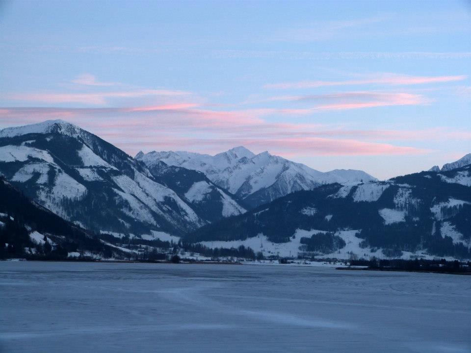 VIew from the balcony Grand Hotel Zell am See