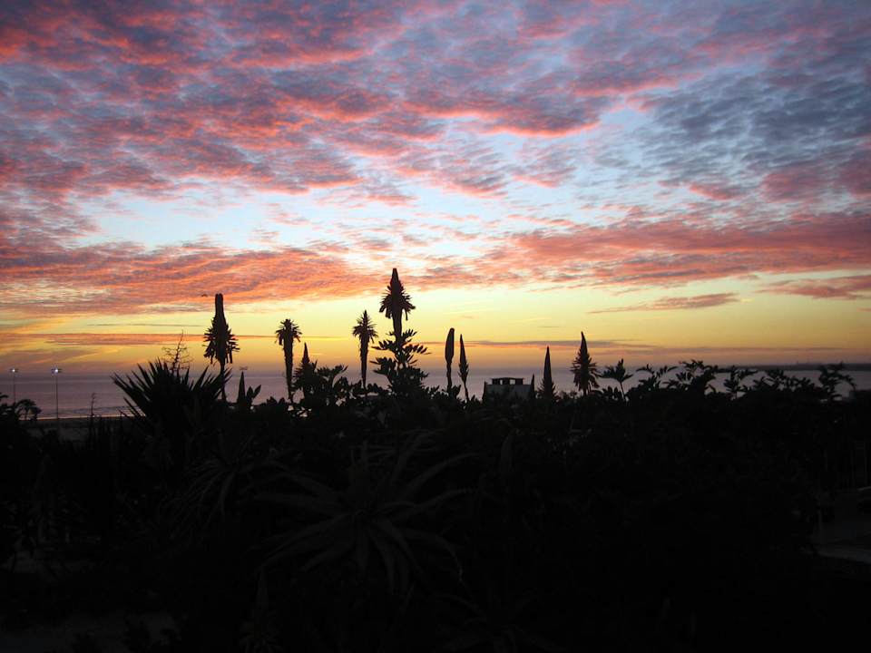 Sonnenuntergang vom Hotel aus Residence Igoudar