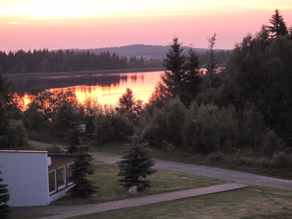 Blick vom Zimmer zum Galgenteich Gesundheitszentrum Raupennest