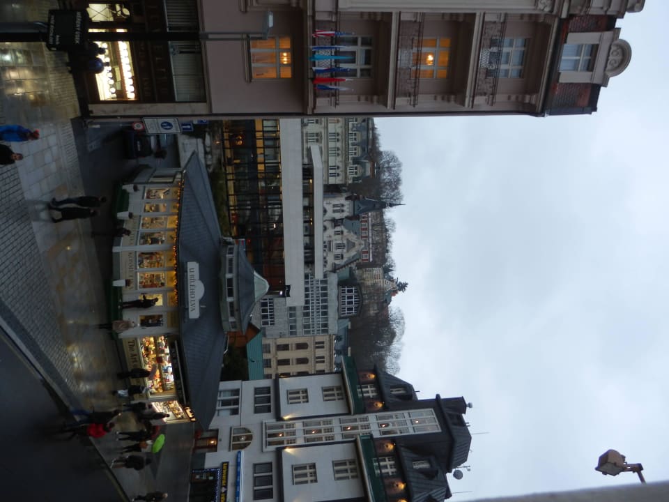 Der 1. Blick aus dem Fenster Hotel Promenáda