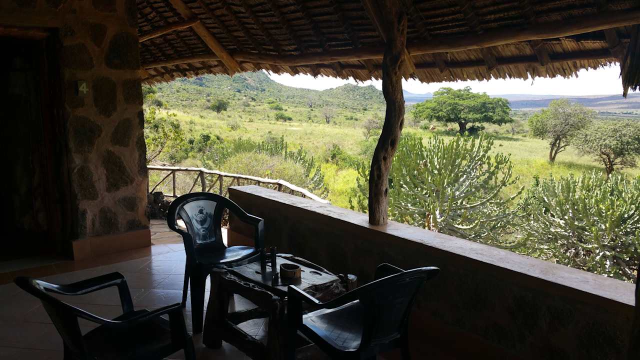 Terrasse Rhino Valley Lodge