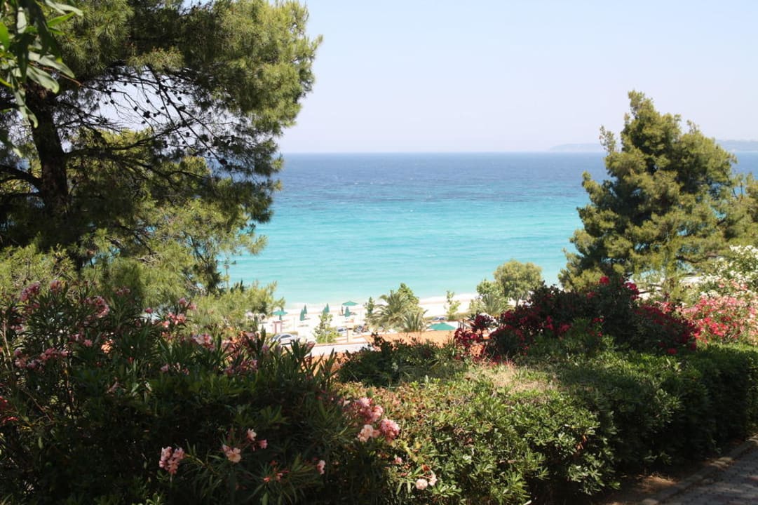 Meerblick vom Bungalow Possidi Holidays Resort & Suite Hotel