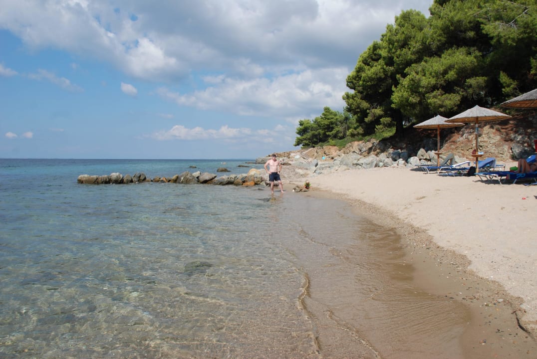 Strand in der Nähe der Poolbar Blue Dolphin Resort Hotel