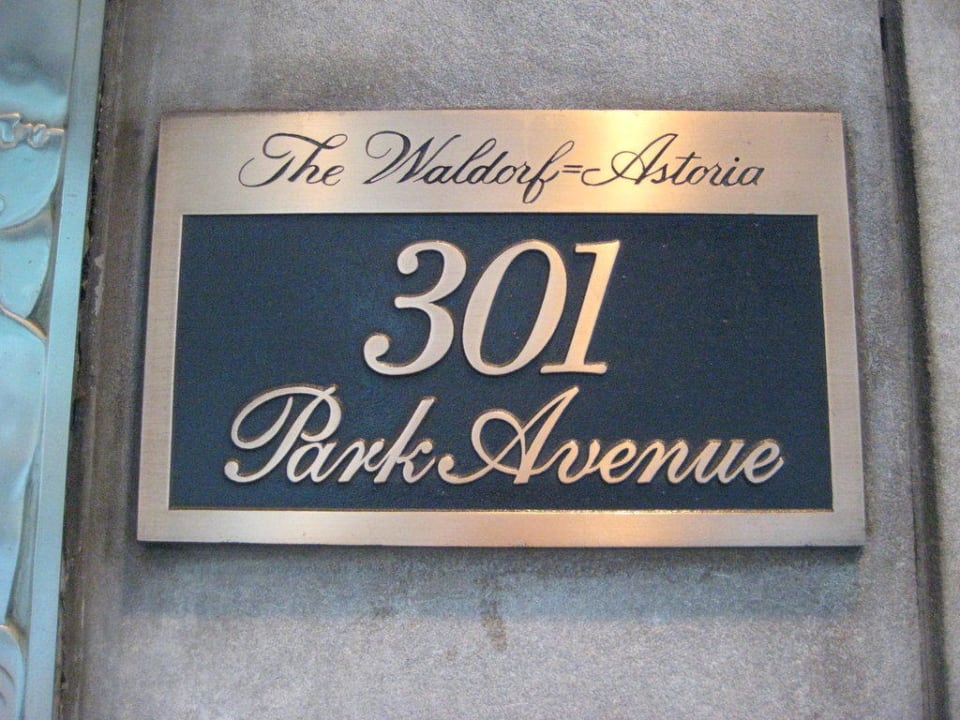 The Waldorf Astoria The Waldorf Astoria New York