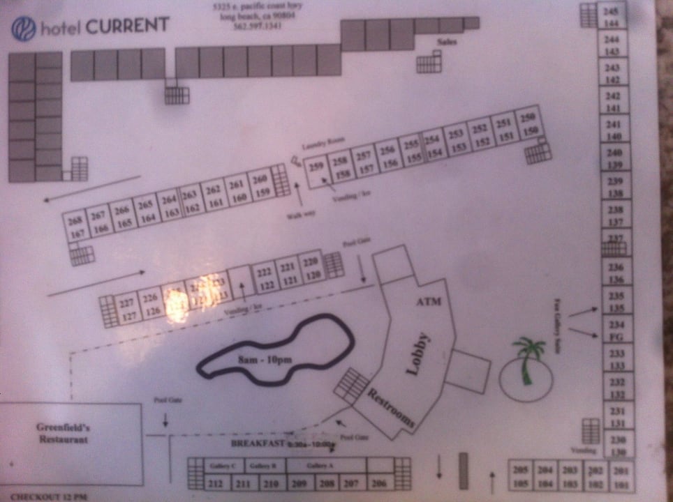Zimmerplan Hotel Current