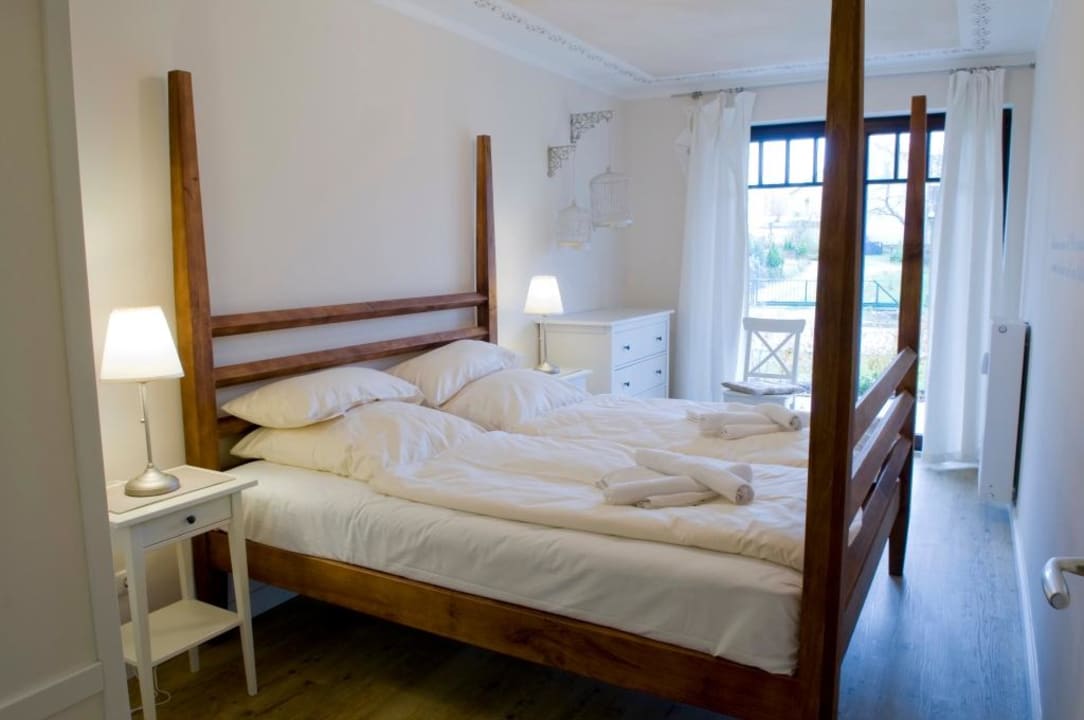 Schlafraum Ferienwohnungen in den Urlaubsräumen Am Meer