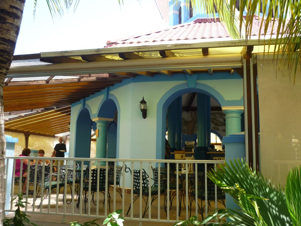 Im Freien essen. Drin zu laut! Iberostar Origin Playa Alameda