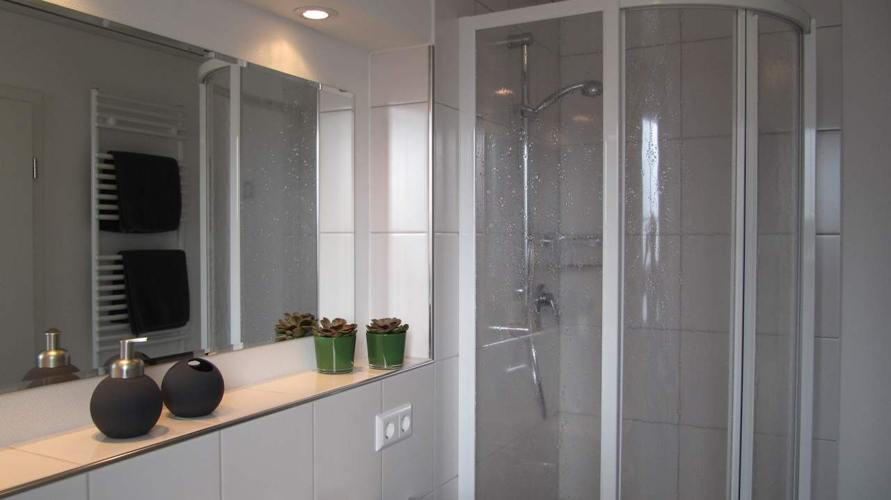 Ihr Bad mit Fußbodenheizung Ferienhaus KORN APART