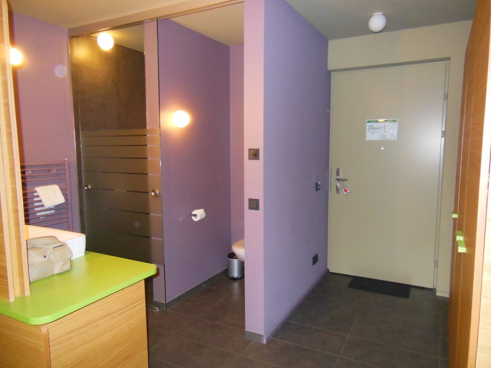 Offenes Bad, das gefiel uns überhaupt nicht  Hotel mein inselglück