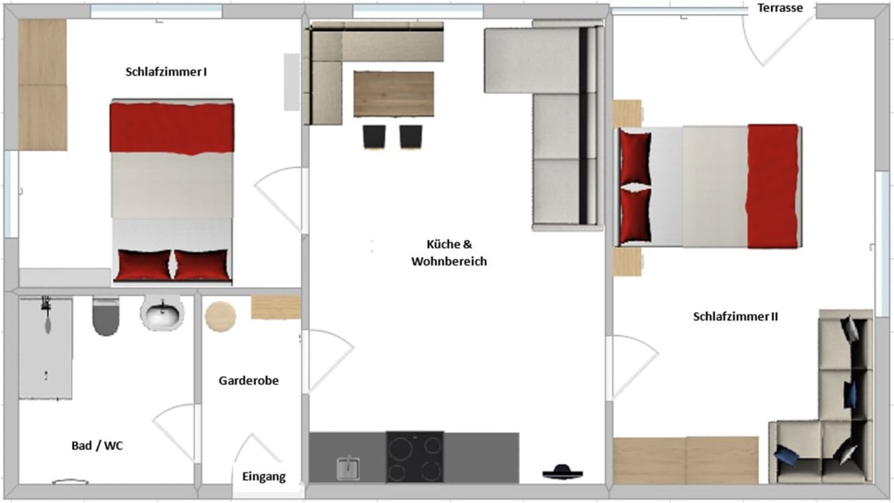 Zimmer Appartement Krahlehen