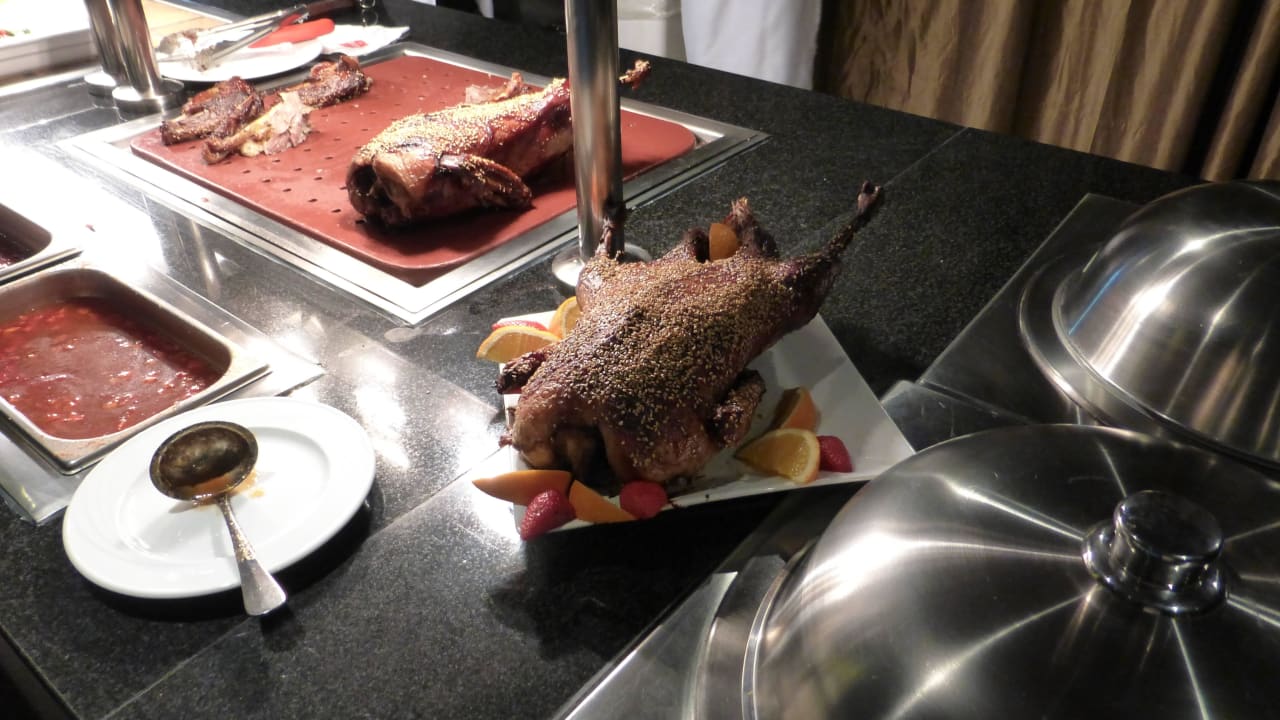 Sesam-Ente beim Abendbuffet Hotel Riu Palace Tikida Agadir