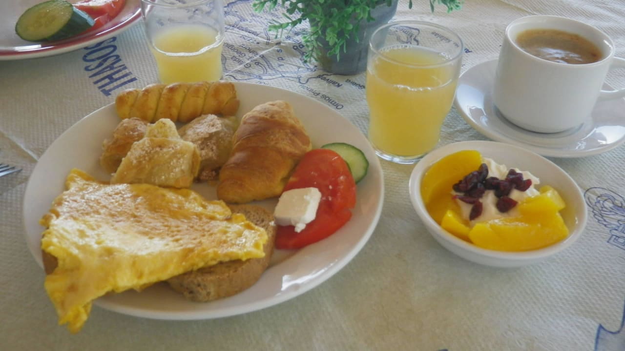 Frühstück - was will man mehr! Thassos Hotel Grand Brach
