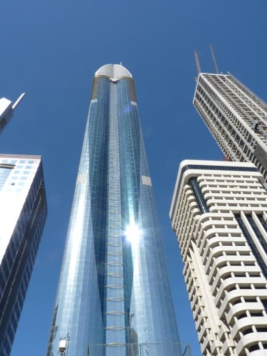 Hotel Rose Rayhaan Rotana vom Pool aus Rose Rayhaan by Rotana