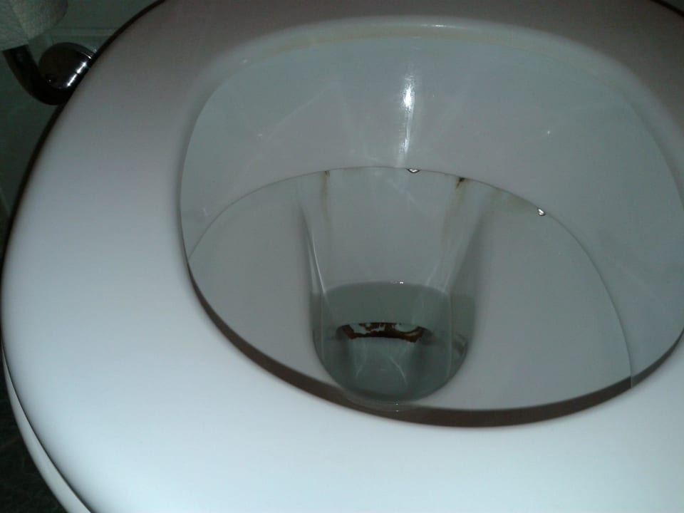Toilette, verschmutzt Hotel Albizia