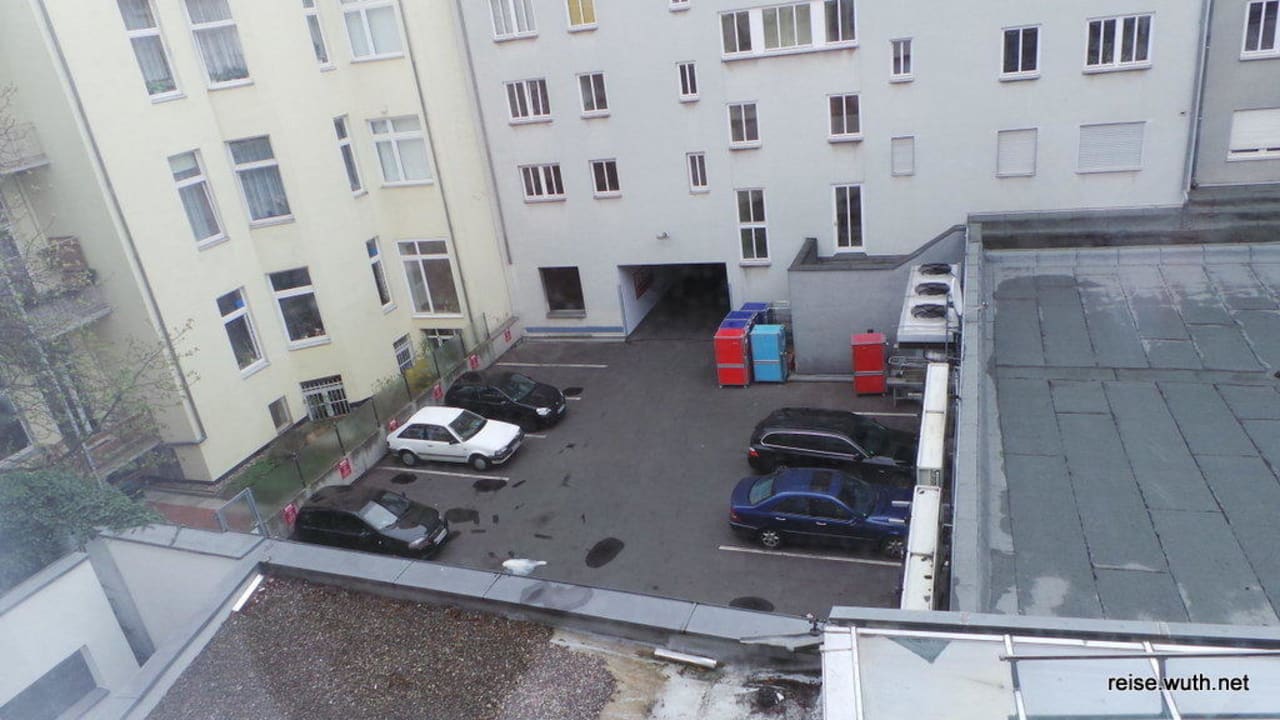 Ausblick auf innenhof Hotel Novotel Hannover