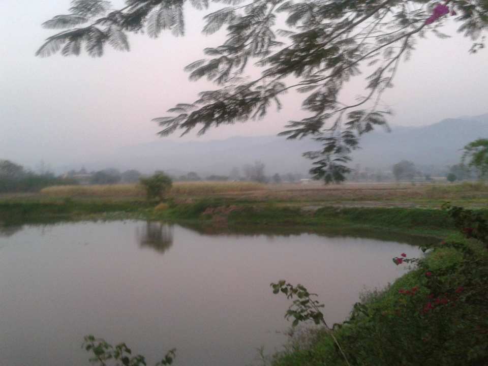 Blick auf das Ufer  Hotel Inle Princess