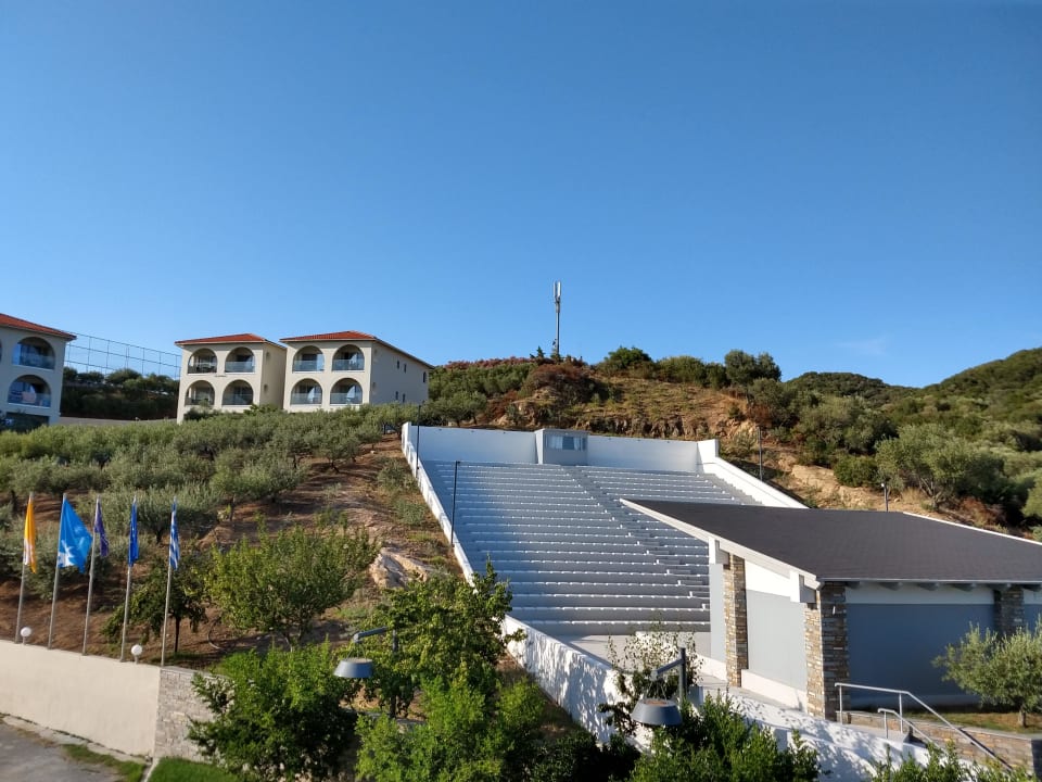 Ausblick Akrathos Beach Hotel