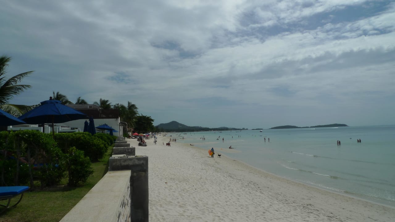 Hotelstrand Richtung Chaweng Nord Samui Resotel Beach Resort
