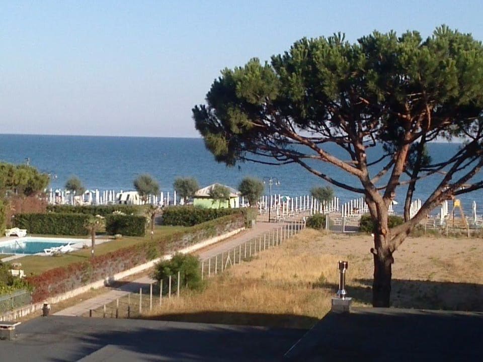 Der Meerblick von den Balkonzimmern Hotel Palm Beach