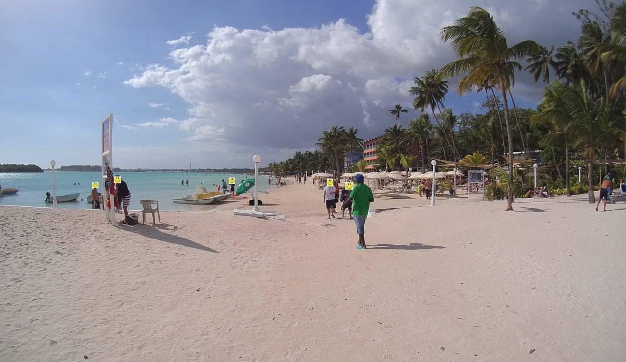 Linke Seite (Familienbereich) des Strandes whala!boca chica