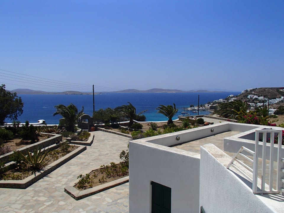 Unser Blick von der Suite Hotel Fos Suites