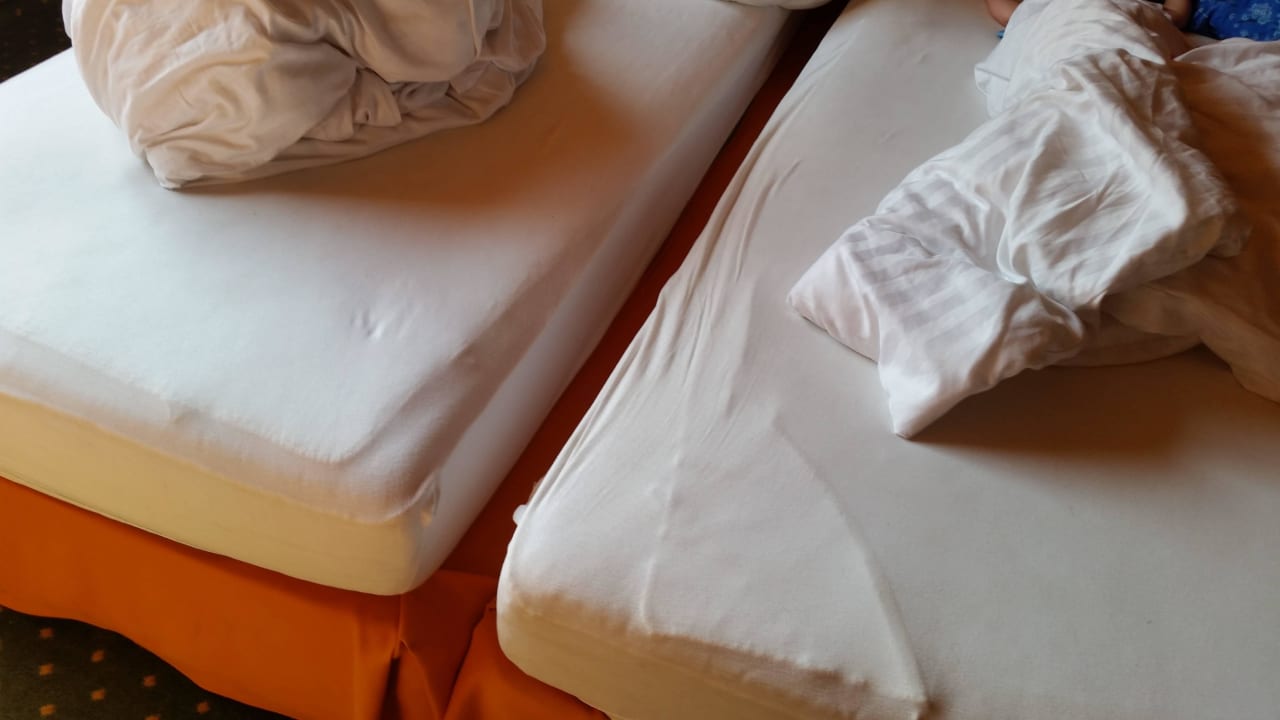 Doppelbett - Matratzen rutschen auseinander Hotel die Hindenburg