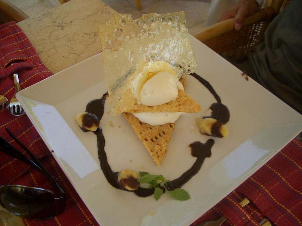 Nachspeise karibisches Restaurant Grand Makadi