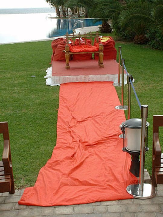 Roter Teppich zum Santa Claus Lopesan Costa Meloneras, Resort & Spa