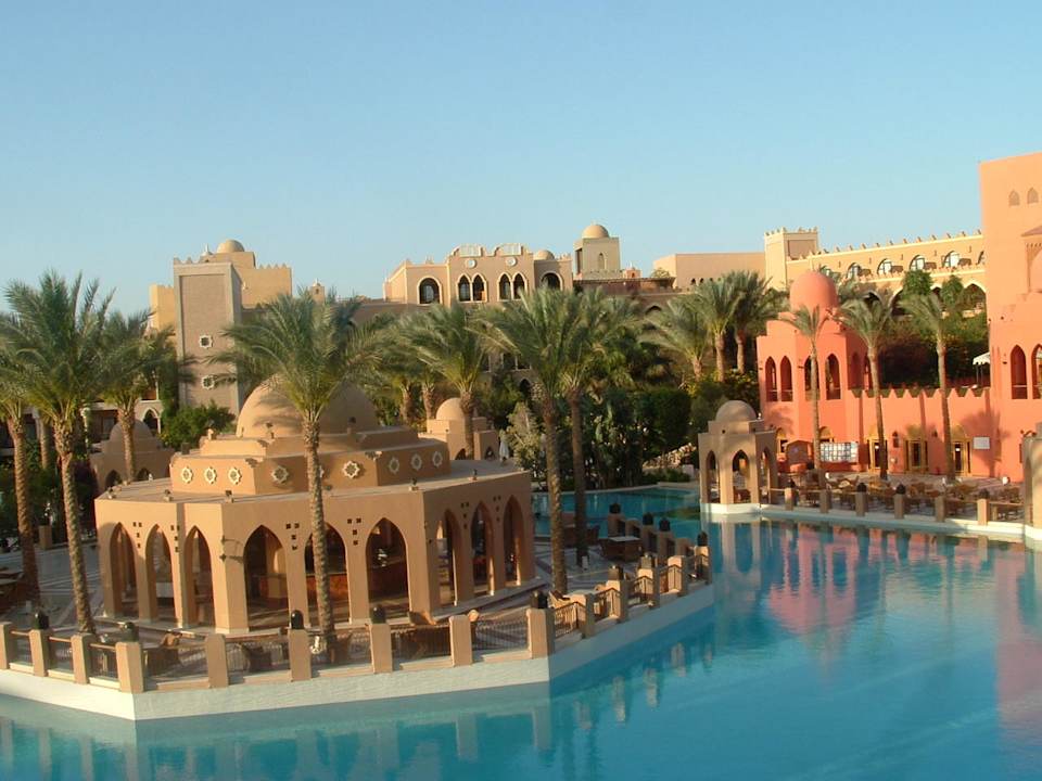 Die weitläufige Poolanlage Makadi Palace