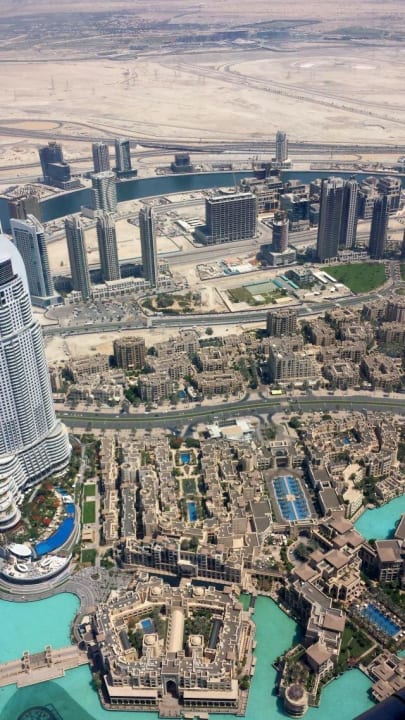 Ausblick vom Burj Khalifa The Canvas Hotel Dubai MGallery By Sofitel