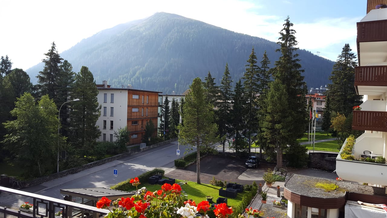 Blick vom Balkon Meierhof
